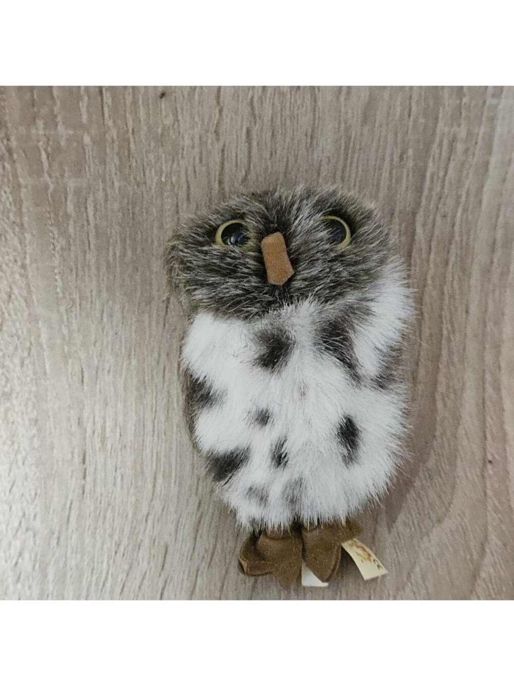 Folkmanis Mini Spotted Owl Finger Puppet Realistic 4 inches